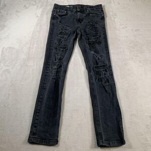Copper Rivet‎ Jeans Mens 29x32 Slim Straight Distressed Ripped Stretch Denim